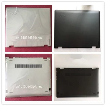 Nový, Originálny notebook Lenovo Yoga 510 14 Jogy 510-14isk Lcd Zadné Veko Krytu krytom prípade Čierna biela 5S50L45665