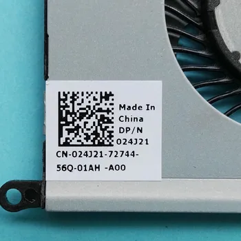 Nový, originálny ventilátor cpu pre Dell Miesto 11 Pro 7130 11 Pro 7139 T07G notebook CPU chladiaci ventilátor chladiča 024J21 24J21 DFS150405000T FFP5