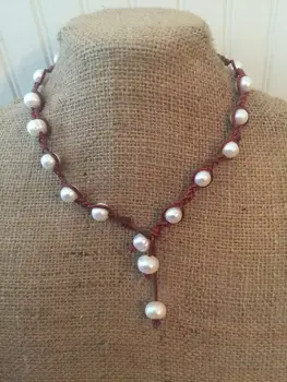 Nový pearl prívesok náhrdelník dámy sveter reťazca kože, ručne vyrábané šperky designer golier svadobné šperky 2020 Bohemia vyhlásenie