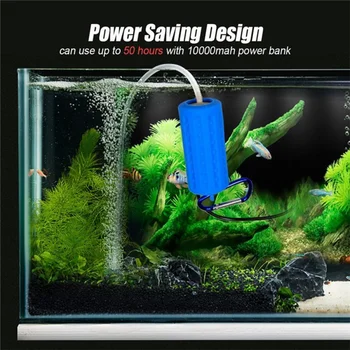 Nový Prenosný Mini USB Čerpadlo Vzduch Akvarijné Ryby Nádrž na Kyslík Vypnúť Šetrenie Energie Dodávok Vodné Terárium akvárium Príslušenstvo