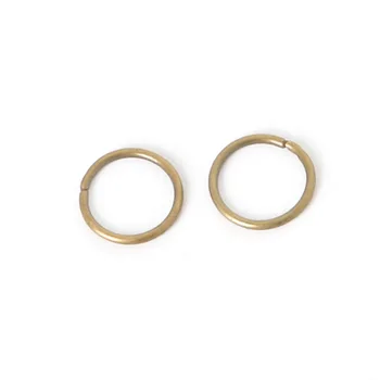 Nový Produkt 600pcs/veľa Kovová/Silver/Gold Plated Zliatiny Jednej Slučky Otvoriť Skok Krúžky&Delené Krúžky DIY šperky zistenia