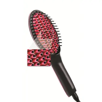 Nový Profesionálny LCD Displej Rýchle Hair Straightener Špirála Nie je na Škodu Vlasy Elektrické Hladké Vlasy Rovné Kefa pre Salon Hair Styling
