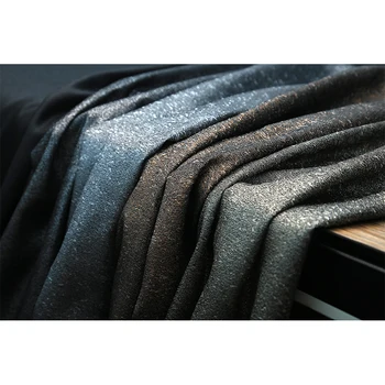 Nový príchod brocade polyester žakárové čistá farba ambilight textílie pre cítil patchwork šitie DIY ženy šaty tkaniva taška