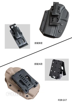 Nový Príchod Glock 17 Gun Puzdro Taktické FMA KYDEX Puzdro Pre G17 Taktické Glock Príslušenstvo Zbraň Prípade Lovu Glock Airsoft