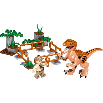 Nový príchod Jurský Park Dinosaur World Raptor Inkubačná Base Dinosaura dieťa Obrázok Stavebné Bloky, Hračky Pre Deti, Darčeky