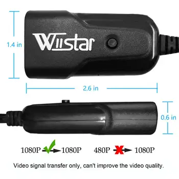 Nový Príchod Wiistar HDMI K AV Adaptér HD Video Converter HDMI Male RCA AV/CVSB L/R-Video 1080P HDMI2AV NTSC PAL