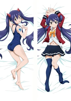 Nový Sexy Dievča Anime Víla Chvost Vankúše Dakimakura Prípade 3D obojstranné posteľné prádlo Objímanie Telo obliečka na Vankúš 03