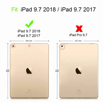 Nový Stojan Deti Silikónové Ťažké Brnenie puzdro pre Apple iPad 9.7 2018 celého Tela Ochranný Kryt pre iPad 9.7 2017 Prípade+film+pero