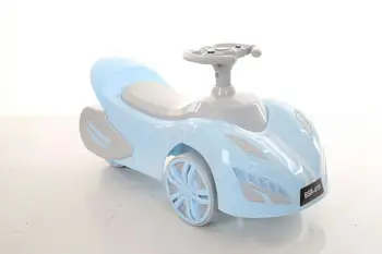Nový Štýl Dieťa, Auto, Skúter Luge Swing Auto Unisex Baby-Sídlo Jazda Štyroch Kolies Malé Auto s Hudbou Svetlo