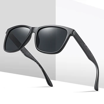 Nový štýl čierne slnečné okuliare Európske a Americké námestie rám polarizované slnečné okuliare módne pánske slnečné okuliare RZ0938