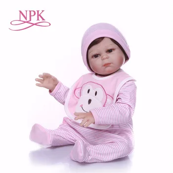 NPK Boneca Reborn malý ružový pes Silikónové Vinyl Reborn Baby Doll Hračky Realisticky Dieťa Narodeniny, Vianoce, Darček HOT HRAČKA pre dievča