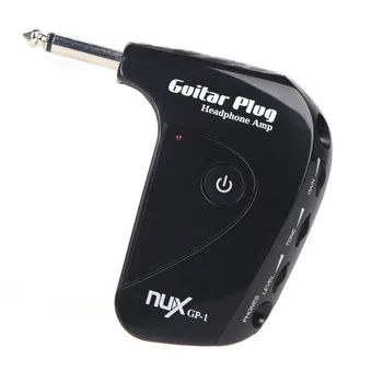 Nux gp-1 Elektrické Gitary, Zosilňovače multi-efekty Gitara Pedál Gitara Konektor pre Slúchadlá Amp Ťažké Basy Stereo Slúchadlá Slúchadlá