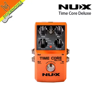 NUX Čas Core Deluxe Digital Delay Gitara Pedál 7 Odkladu Účinky Pedál Stereo výstup s 40 je Veta opakovanie čas Doprava Zadarmo