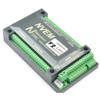 NVEM V2 Mach3 Kontroly Karty 300KHz Ethernet Port pre CNC router 3 4 5 6 Osi