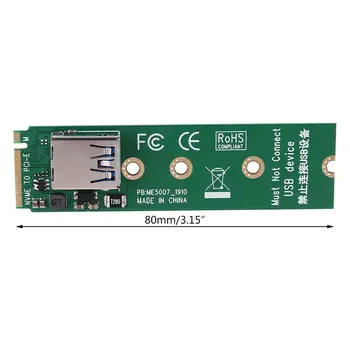 NVME M. 2 M-Key na PCI-E X1 Stúpačky PCI Express Karta PCIE Konektor Stúpačky 30 cm USB3.0 Extender PCIE Port Adaptéra