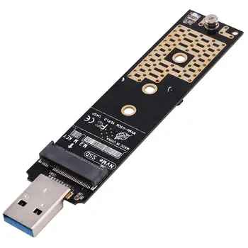 NVMe na USB Adaptér M. 2 SSD na USB 3.1 Typ Karty s RTL9210 HDD Enclosure Adaptér