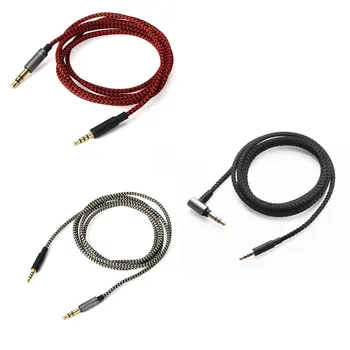 Nylon Audio Kábel Pre Sennheiser PXC480 PXC550 PXC450 PXC350 PC350 mm400-x mm450-x mm550-x slúchadlá
