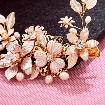 Nádherné crystal Pearl vlásenky darček šperky, svadobné Nevesty vlasy, Šperky vlásenky výrobcov veľkoobchod