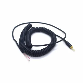 Náhradné Audio DIY Kábel Kábel Riadok pre Audio-technica ATH-M50 ATH-M50s SONY MDR-7506 7509 V6 Splitter Slúchadlá
