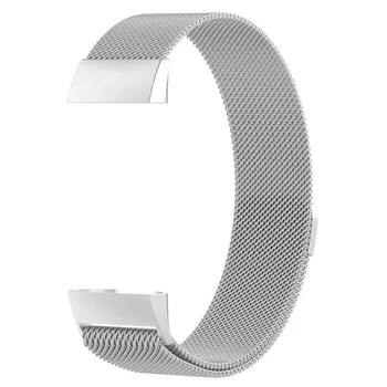 Náhradné Pásmo pre Fitbit Poplatok 3 Nerezová Oceľ Magnetické Milanese Slučky Náramok na Zápästie pre Fitbit Charge3 Watchband Unisex