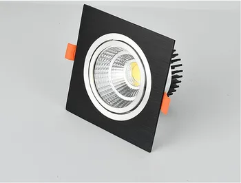 Námestie Stmievateľné Zapustené LED Svietidlá 7W 9W12W15W COB LED Stropné Bodové Svetlá AC110-220V Teplé, Studené Biele LED Vnútorné Osvetlenie