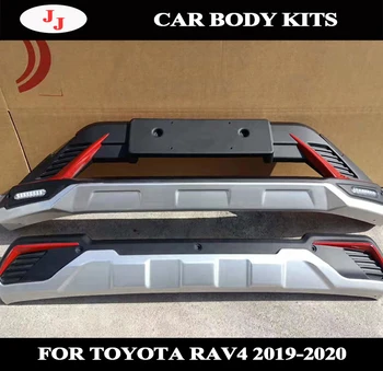 Nárazník Chránič Tela držiak Pre Toyota RAV4 2020 Auto ABS Plast Predný Nárazník Chránič Parapetné Dosky Kryt batožinového priestoru Kryt strane kroky