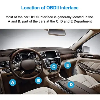 OBD2 ELM327 bluetooth model BT OBD nástroje použitie v automobilovej Navigácie vhodné pre Android 5.1 Android6.0 Android7.1 Android8.0 systém