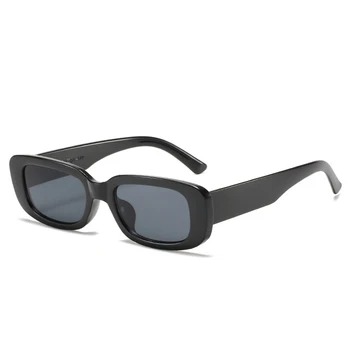 Obdĺžnik slnečné Okuliare pre Ženy Retro Jazdy Cestovné Okuliare 90. rokov Vintage Módy Úzke Námestie Rám Eyewears UV400 Ochrana