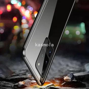 Obojstranný Magnetický obal Pre Samsung Galaxy Note 20 ultra A21s M21 M30s A41 A31 A51 S20 S10 S9 S8 Tvrdeného Skla, Kovu, Krytu