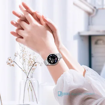 Ocele Smart Hodinky 2020 Ženy plne Dotykový Smartwatch Športové Nepremokavé Ladies Elektronické Hodiny Pre Android, IOS Fitness Tracker Hodinu