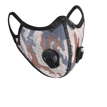 Ochrana Masku na Tvár Hviezdy A Pruhy Tlač Cyklistické Maska proti Prachu PM2.5 Anit-fog Priedušná Prachotesný Športová Maska