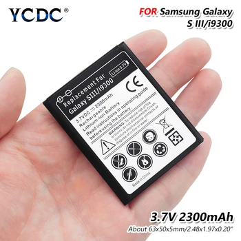 Odolné 3,7 V 2300mAh Nabíjateľná Batéria Mobil Li-Ion Akumulátor Lítium-Náhradná Pre Samsung Galaxy S3 GT-i9300 I747