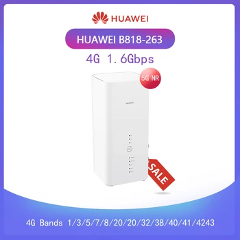 Odomknutý Huawei B818 B818-263 4G 1.6 gb / S CAT19 Prime Router B1/3/5/7/8/20/26/28/32/38/40/41/42