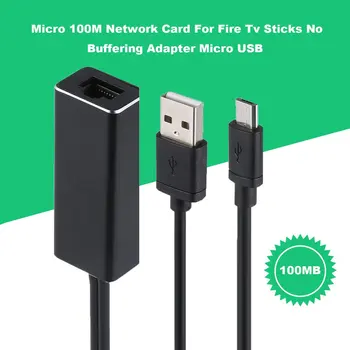 Oheň TV Stick HD 480 mb / s Micro USB2.0 RJ45 Ethernet Adaptér 10/100 mb / s PRE Nový Oheň TV/Google Domov Mini/Chromecast Ultra