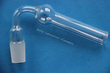 Ohnuté sušenie sklenenej trubici adaptér,24/29 spoločné, (Laboratórne Sklo) (lab suppies)