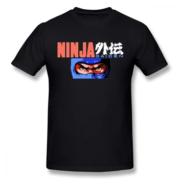 Okolo Krku Kvality Ninja Gaiden NES Hra T Shirt Pre Mužov Homme Tee Tričko Plus Veľkosť Camiseta Chlapci Punk Dizajnér Streetwear