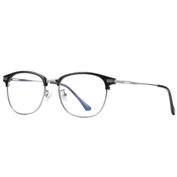 Okrúhle Kovové Okuliare pre Počítač Anti Blue Ray Rám Ženy Muži Okuliare Transparentné Okuliare Oculos De Grau 5054