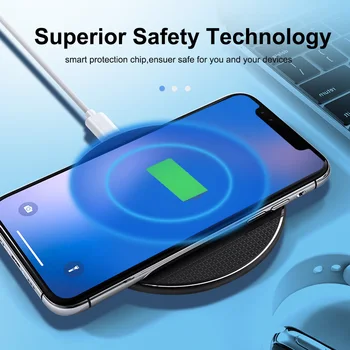 Olaf 10W Rýchlo, Bezdrôtová Nabíjačka Pre Samsung Galaxy s rezacím zariadením S10 S9/S9+ S8 Poznámka 9 USB Qi Plnenie Pad pre iPhone 11 Pro XS Max XR X 8 Plus