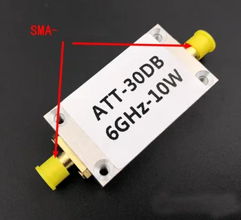 OLED displej, RF power meter 1MHZ-8000MHZ môžete nastaviť RF výkon útlm hodnota digitálny merač + Sofware / 10W 30 DB hluku rúrový