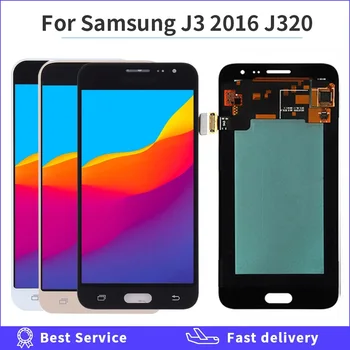 OLED lcd Samsung Galaxy J3 2016 J320 J320F J320H J320FN J320M LCD Displej Dotykový Displej Digitalizátorom. Montáž Upraviť brighness