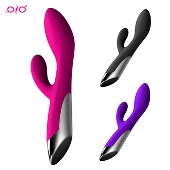 OLO G-Spot Vibrátor, Dildo pre Ženy Silikónové Zdvíhateľnej perličiek Vibrador Klitorisu Masér Žena Masturbator Sexuálne Hračky