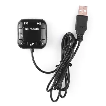 Onever Magnet Adsorpcie Auto Bluetooth FM Transmitter do Auta Hands Free MP3 Prehrávač Duálny USB Nabíjačka do Auta Pre Mobilný Telefón iPhone