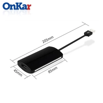 ONKAR Bezdrôtový CarPlay Dongle Pre Android Auta GPS Navigácie Mini USB, Android Auto CarPlay Smart Link Podporu IOS Android