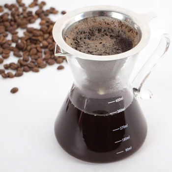Opakovane Kávy Filter Z Nerezovej Ocele Držiteľ Kovové Oká, Lievik Koše Kávové Filtre Nalejte Kávu Dripper Maker