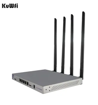 OpenWrt 1200Mbps Bezdrôtový Router 802.11 AC dvojpásmový Bezdrôtový WIFI Opakovač Cez Stenu Router 4*7dBi Antény USB2.0 Rozhranie