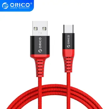 ORICO USB Kábel Scharge Micro USB-Kábel, 1m/3 ft Nabíjanie Kábel, Čierna/Červená Sync Kábel usb pre Chytré telefóny, Tablety