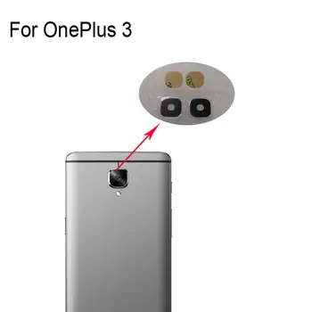 Originál Nové Pre OnePlus 3 Zadné Zadné Sklo Objektívu Fotoaparátu Pre OnePlus 3 Opravy Náhradných Dielov Pre OnePlus3