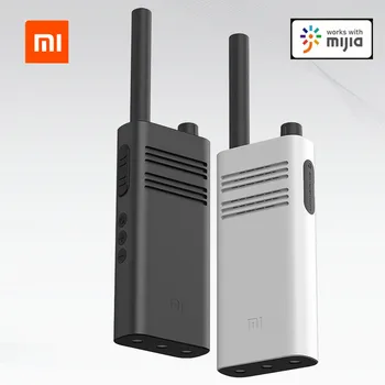 Originál Nové Xiao Mijia Walkie Talkie Lite Občianskej 5 Km Intercom Vonkajšie Ručný Mini Rádio Walkie Talkie s Mi Domov App