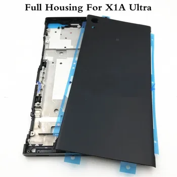 Originál Plnej Bývanie Uprostred Predný Rám Rám Bývanie Pre Sony Xperia XA1 Ultra C7 G3221 G3212 S Zadný Kryt Batérie