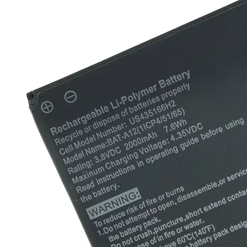 Originálne 2000mAh BAT-A12 Batéria Pre Acer Liquid Z520 Telefón Na Sklade, Vysoká Kvalita +Kódu Sledovania